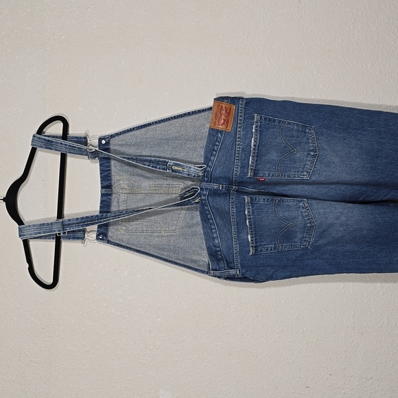 Levi's Blue Denim Overalls - Picture 4 of 5